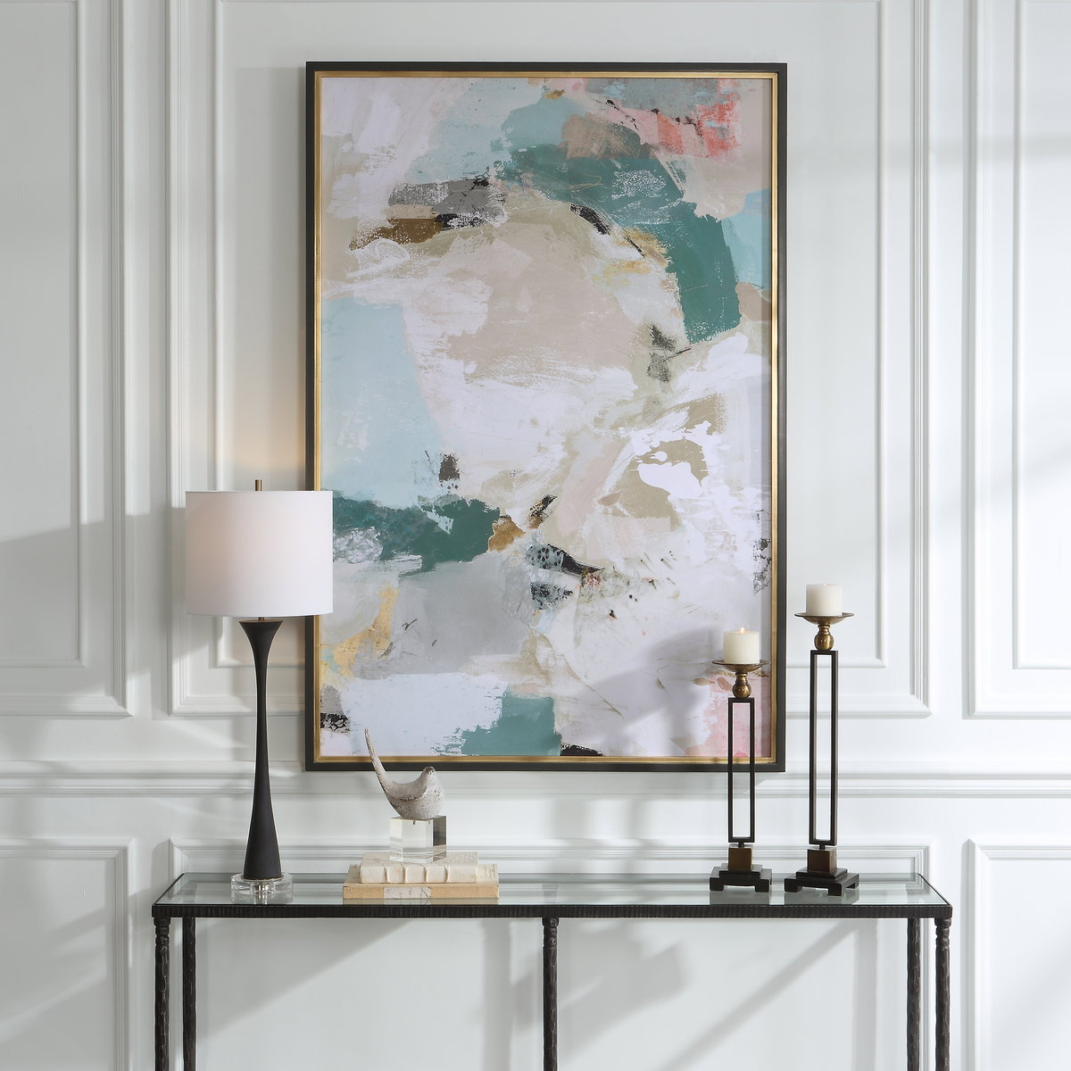 Perfect Storm Framed Print, Art by Uttermost, 60.75" width x 41.25" height x 1.5" depth View 5
