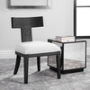Idris Armless Chair, Accent Chair by Uttermost, 20.5" width x 34" height x 24.25" depth thumbnail 4