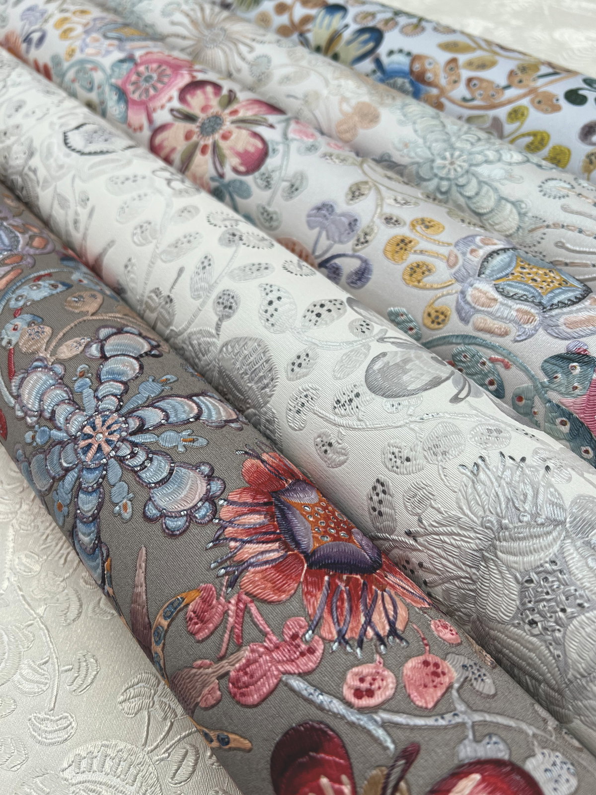 Magic Garden Pink Wallpaper, by York Wall, 33' length x 3'3.3" width x 0.02" depth View 4