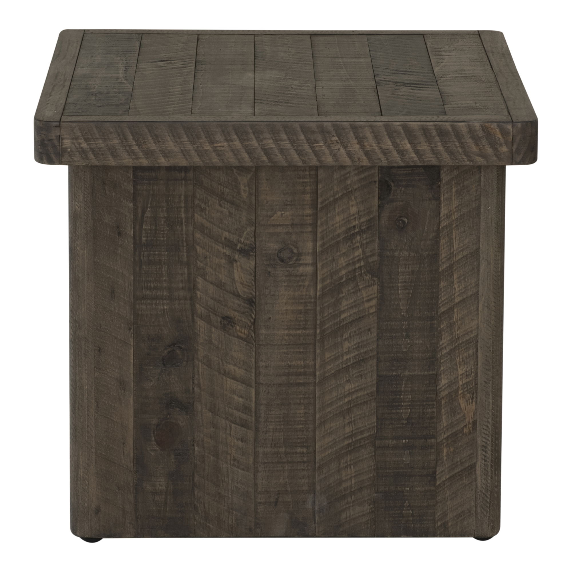 Monterey End Table Aged Brown, Side & End Table by Moe's Home, 21.5" width x 20" height x 21.5" depth View 4