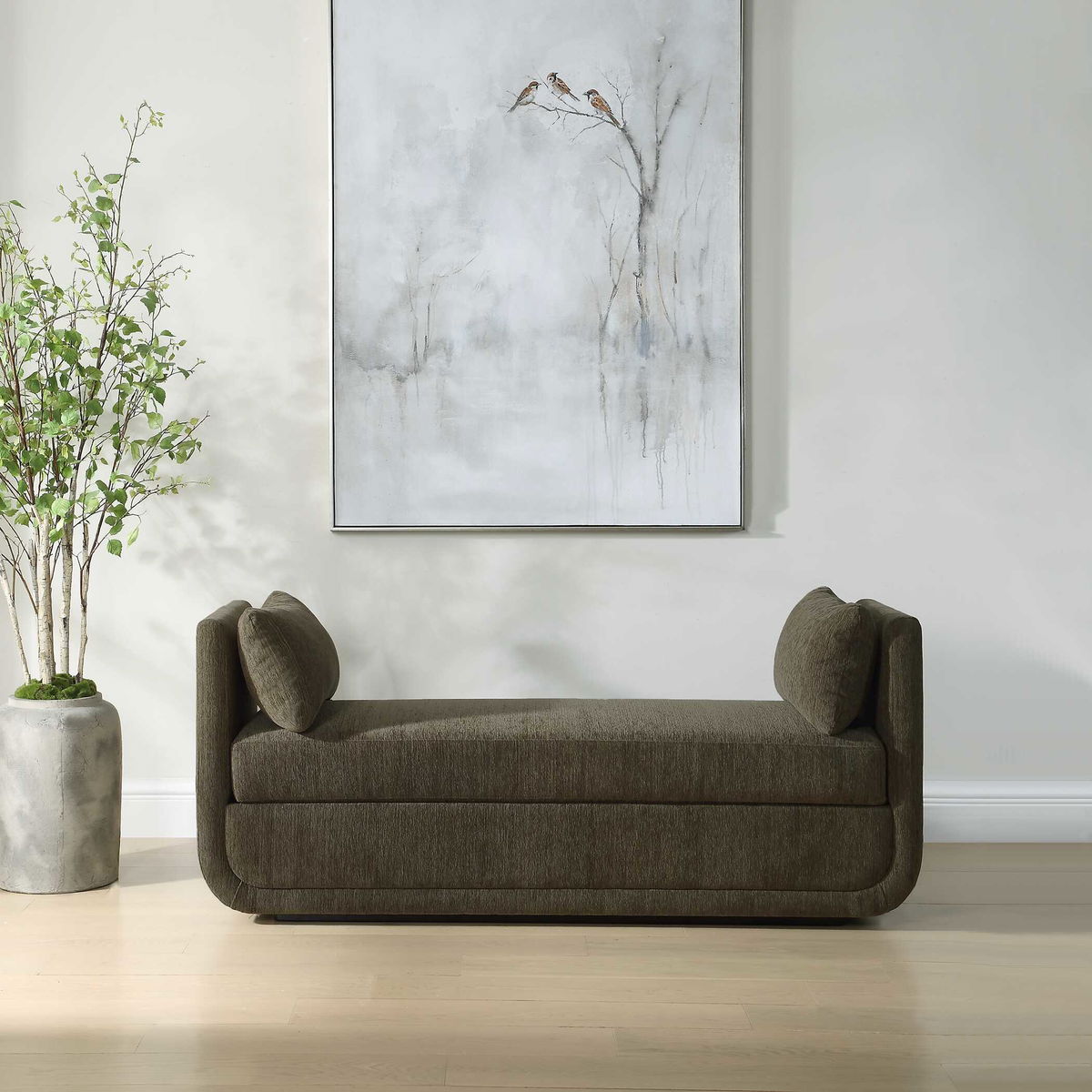 Abound Oversized Herb Bench, Benche by Uttermost, 60" width x 26.5" height x 19" depth View 2
