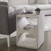 Hans White Side Table, Side & End Table by Uttermost, 18" width x 25" height x 18" depth thumbnail 2
