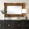 Emerson Scalloped Antique Gold Mirror, by Uttermost, 36.25" width x 51" height x 2.5" depth thumbnail 5
