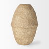 Rundal Large Beige Paper Mache Vase, by Mercana, 12" length x 12" width x 18" height thumbnail 5