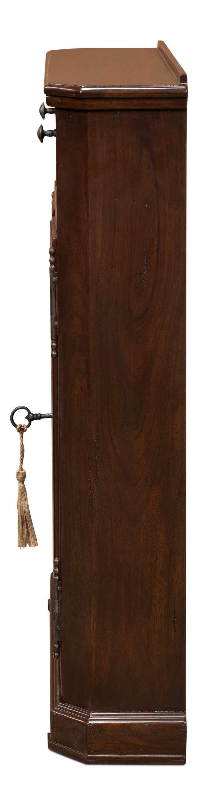 Austrian Hall Cabinet  Walnut, by Sarreid, 7" length x 2'2" width x 2'11" height View 4