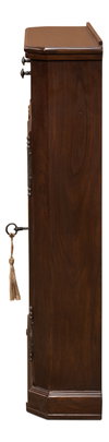 Austrian Hall Cabinet  Walnut, by Sarreid, 7" length x 2'2" width x 2'11" height thumbnail 4