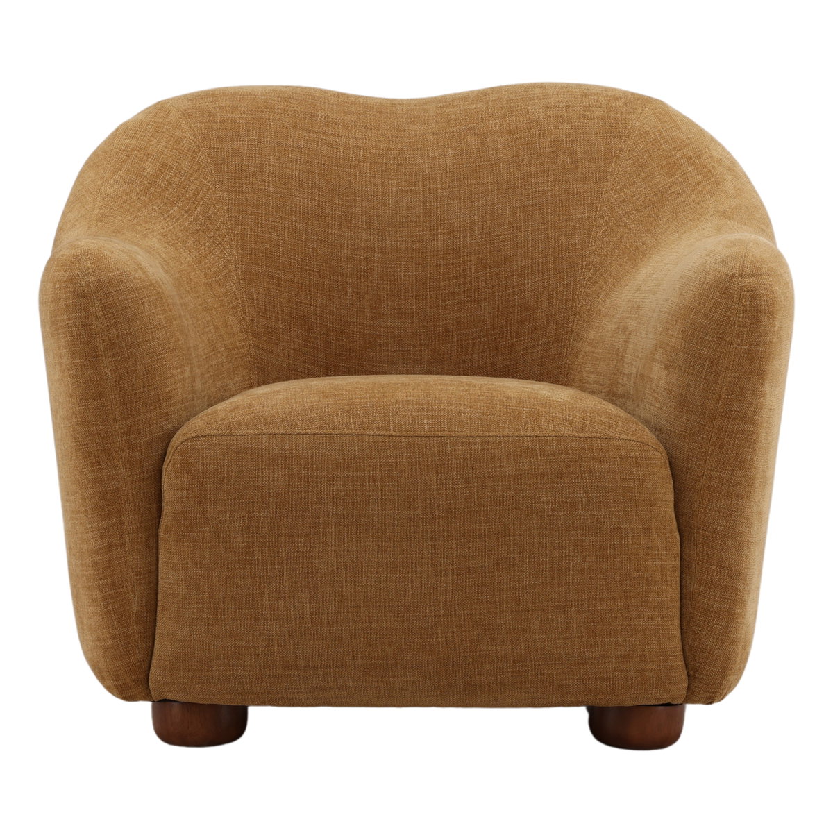 Francesca Sofa Chair Ochre, Accent Chair by Dovetail, 37" width x 30.9" height x 33.2" depth View 2