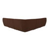 Amelia Classic L-shaped Modular Left Sectional Chestnut thumbnail 5