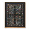 Rifle Paper Co. x Loloi Helena Quilt Navy Wall Art, Wall Hanging, 33" length x 41" width thumbnail 1