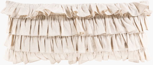 Ruffle Lumbar Pillow