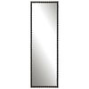 Serna Black Tall Mirror, by Uttermost, 23.37" width x 72.25" height x 2.25" depth thumbnail 1