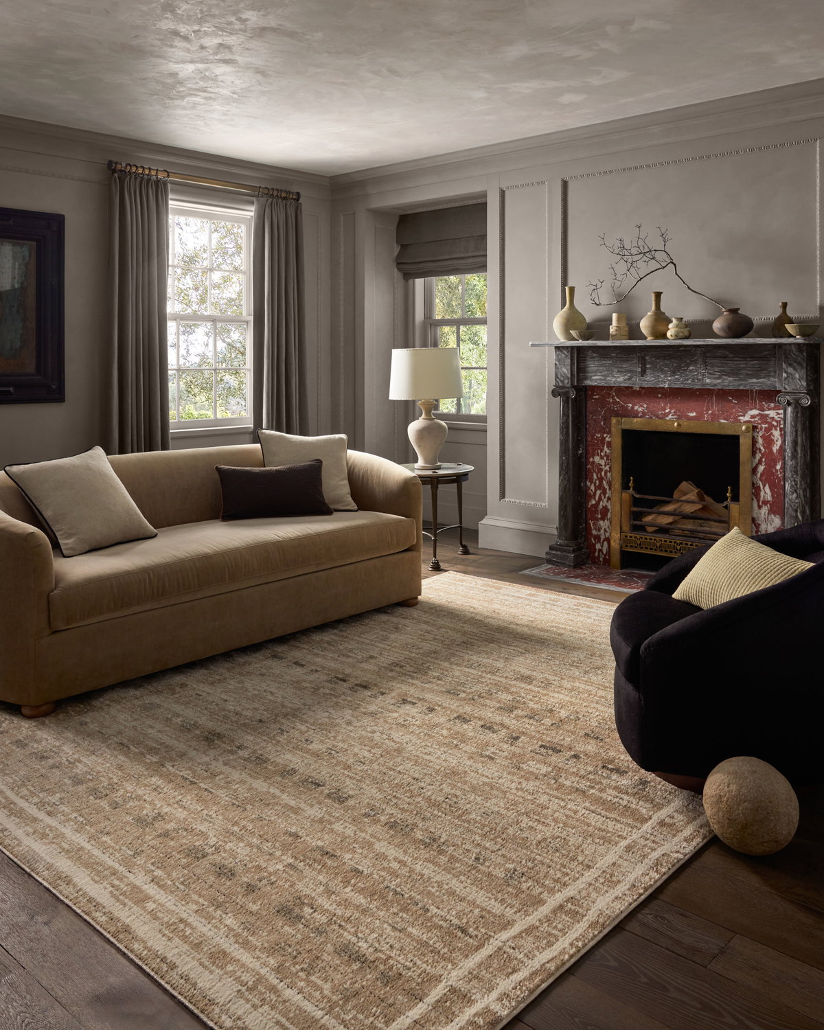 Jeremiah Brent x Loloi Bleecker Rug, 1'6" length x 1'6" width View 3