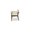 Norrie Dining Chair Cream, by Moe's Home, 24.41" width x 33.46" height x 24.41" depth thumbnail 4