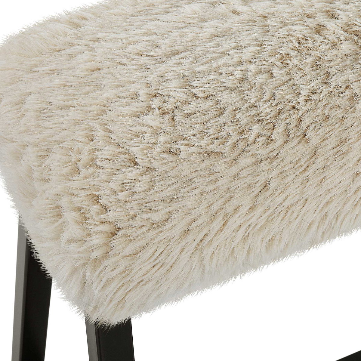 Taupo Sheepskin Bench, Benche by Uttermost, 49" width x 21" height x 12" depth View 7