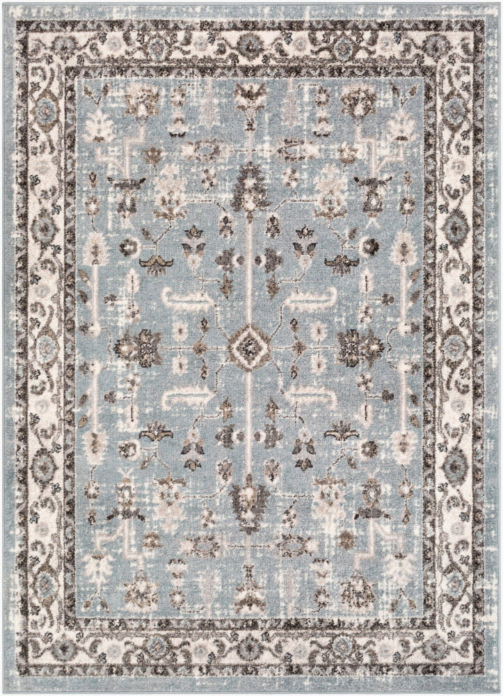 Norwich Machine Woven Rug, by Surya, 7'2.61" length x 5'2.99" width