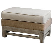 Online Designer Hallway/Entry Schafer Linen Ottoman