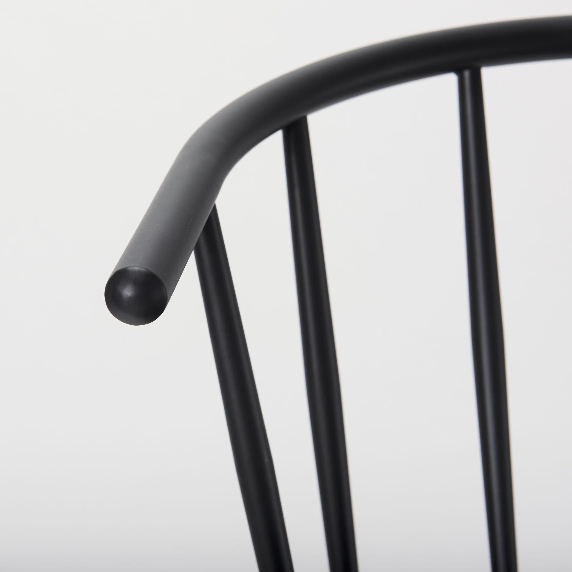 Colin Black Metal Bar Stool large image 