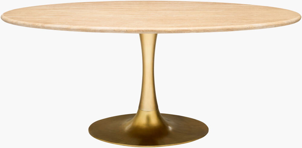 Anatalia Dining Table, by Surya, 71" width x 30" height