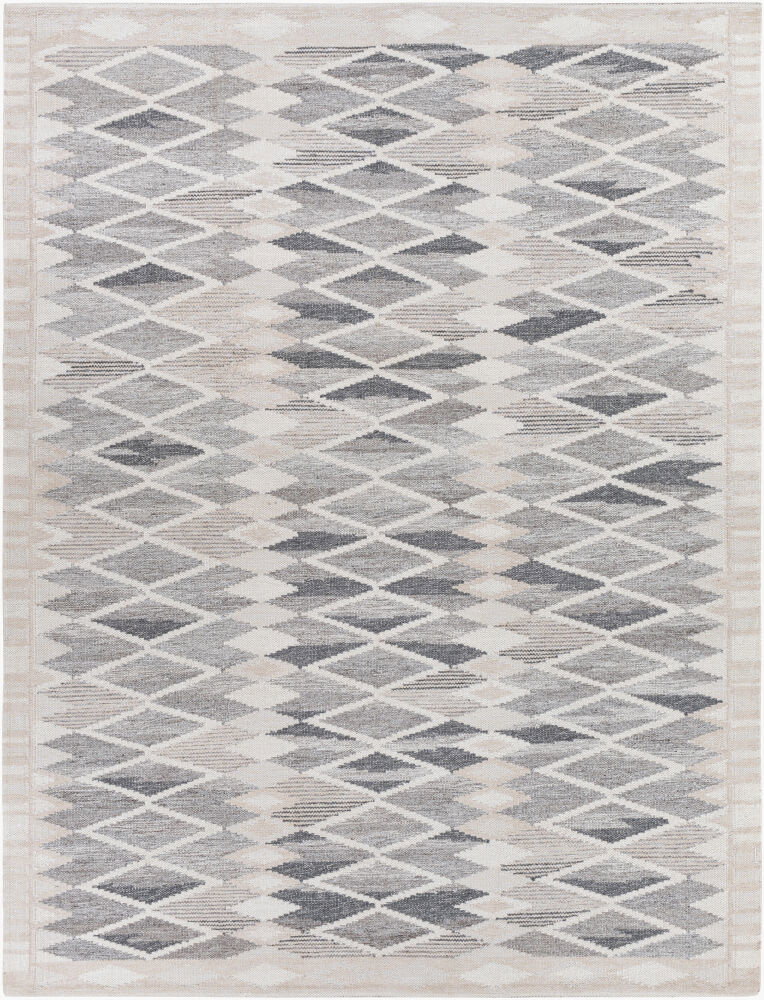 Scandi Handmade Rug, by Surya, 1'6" length x 1'6" width