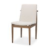 Cavett Cream Boucle Upholstered Seat with Light Brown Wood Frame Dining Chair thumbnail 0