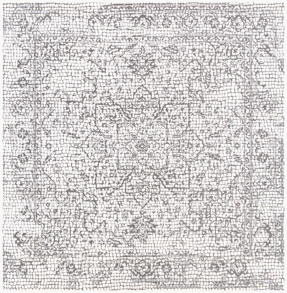 Venezia Machine Woven Rug, by Surya, 6'5.95" length x 6'5.95" width