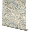 Peacock Garden Linen Peel & Stick Wallpaper thumbnail 2