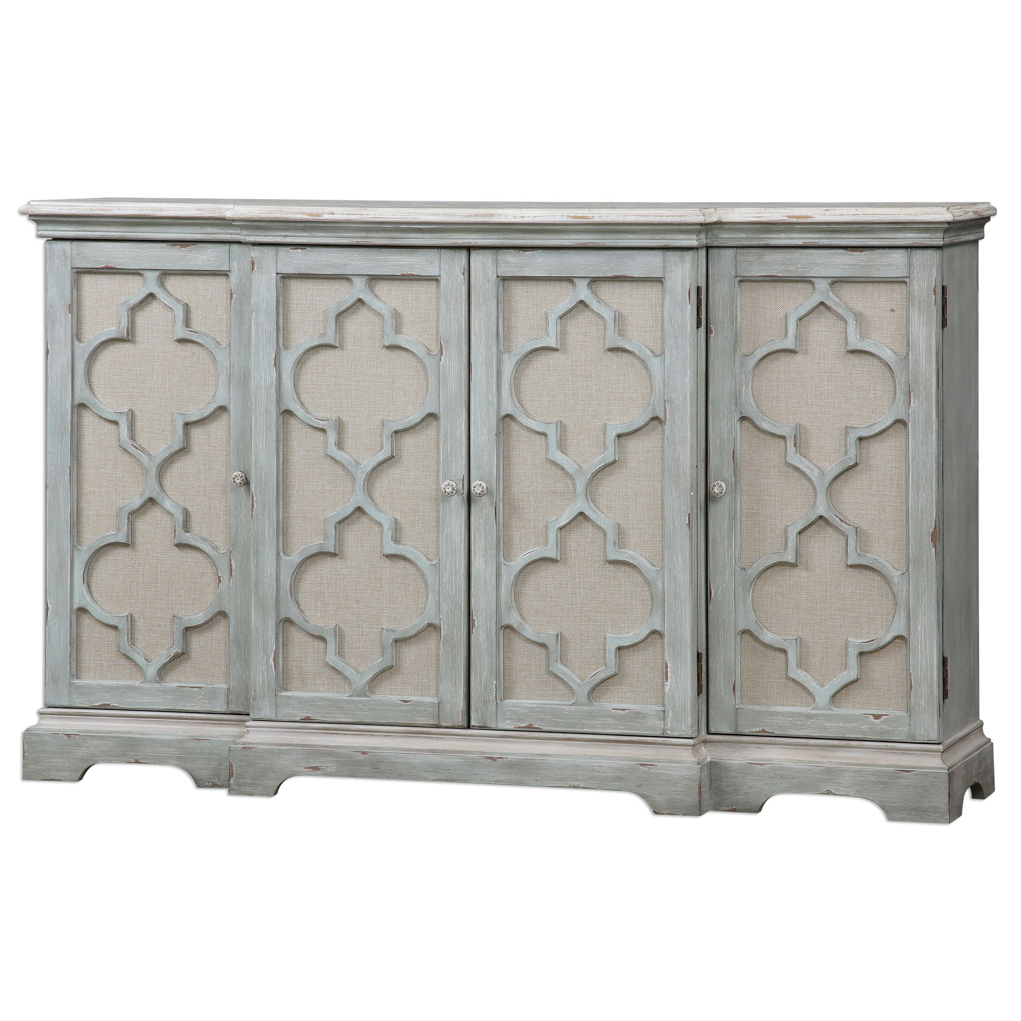 Sophie 4 Door Grey Cabinet large image 