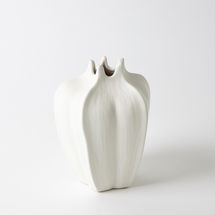 Online Designer Combined Living/Dining Star Fruit White Ceramic Table Vase