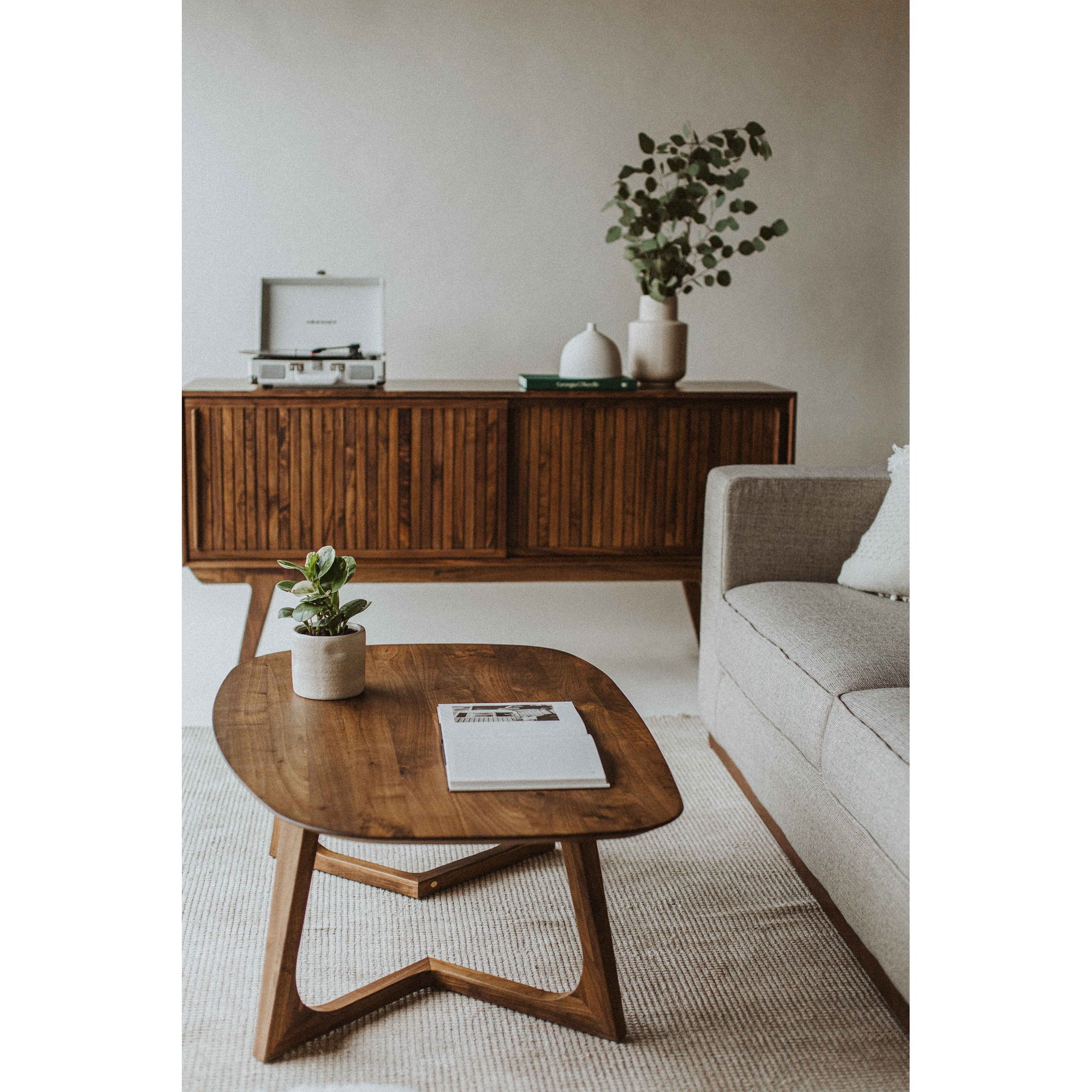Godenza Small Coffee Table Brown large image 