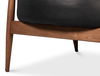 Pindar Armchair, Onyx Black Leather thumbnail 5