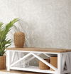 Oahu Fronds Cream & Off White Wallpaper thumbnail 2