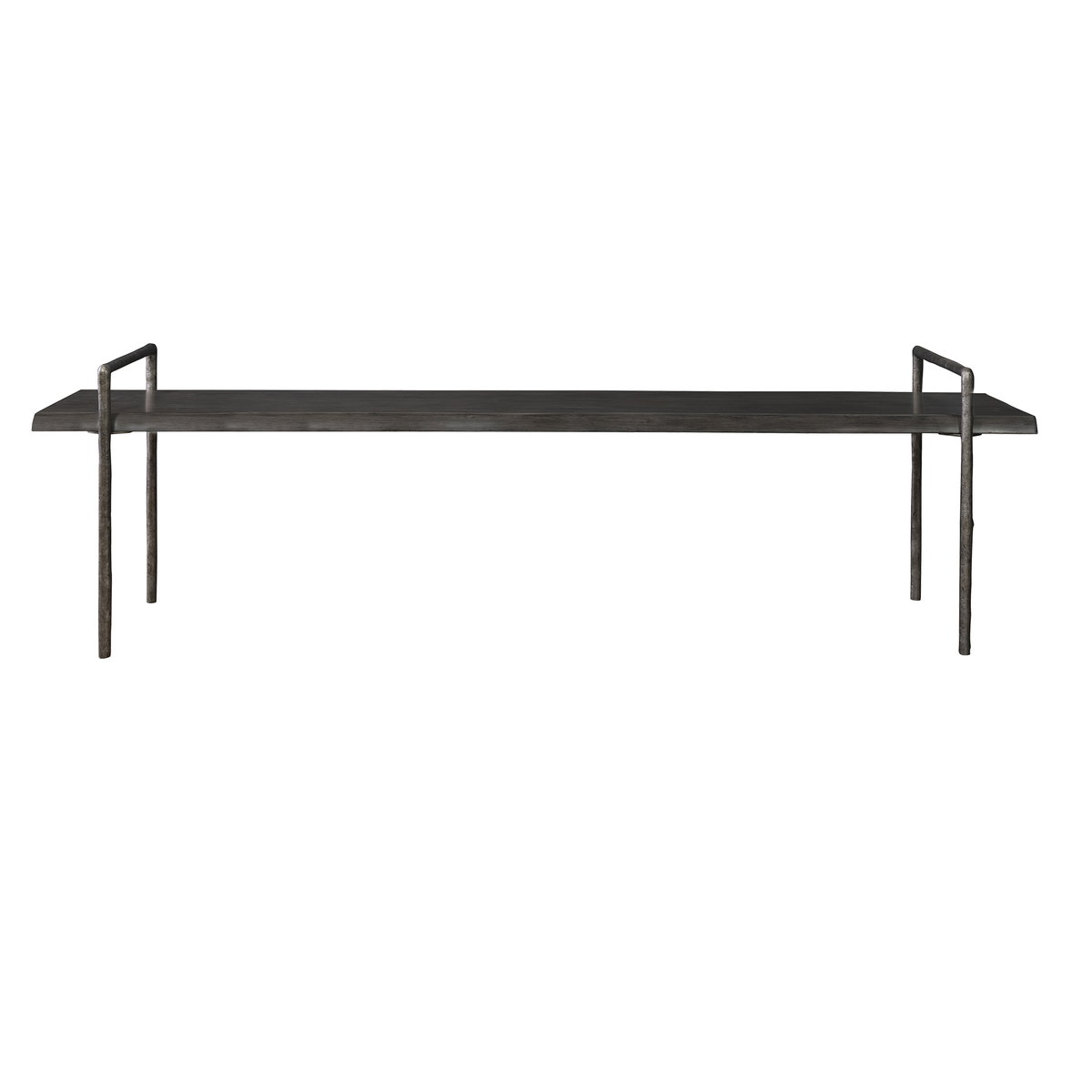Chandos Wooden Bench, by Uttermost, 6'4" width x 1'11" height x 1'6" depth View 1