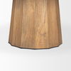 Swanson 60' Light Brown Wood Round Pedestal Dining Table thumbnail 9