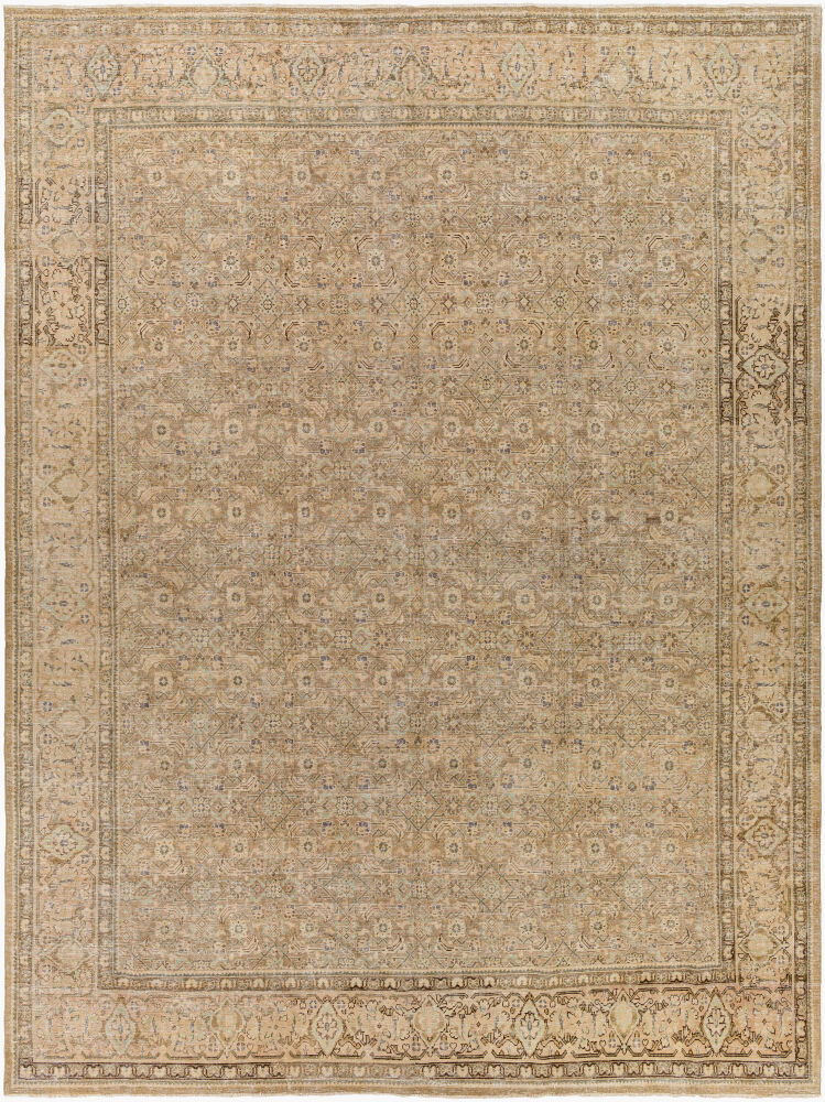 Antique One of a Kind Handmade Rug, by Surya, 12'6" length x 9'6" width