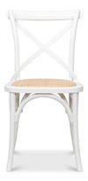 Tuileries Side Chair, White, Dining Chair by Sarreid, 20" length x 22" width x 35" height thumbnail 2
