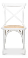 Tuileries Side Chair  White, by Sarreid, 1'10" length x 1'8" width x 2'11" height thumbnail 2