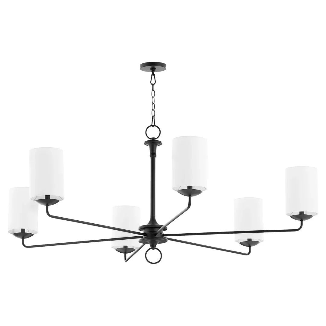 Ginevra 6 - Light Chandelier, by Cyan Design, 62" width x 16" height x 62" depth View 2