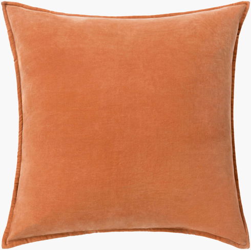 Cotton Velvet Lumbar Pillow