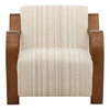 Amabel Occasional Chair Cream, Accent Chair by Dovetail, 30" width x 29.25" height x 35.3" depth thumbnail 2