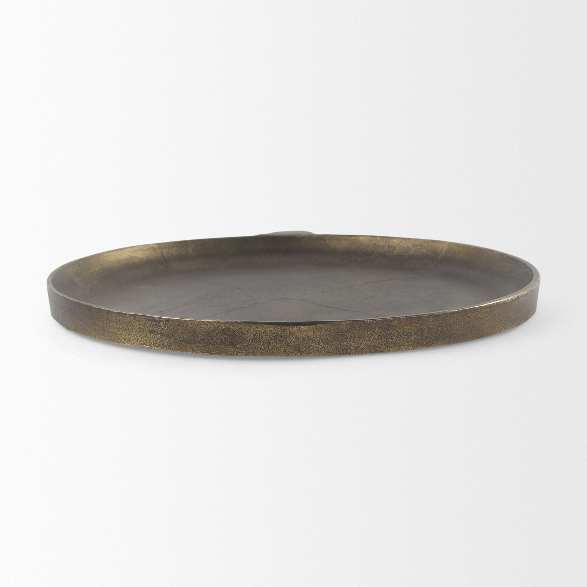 Marlowe Aluminium Tray - Large, Decorative Tray by Mercana, 17" length x 15" width x 1" height View 6