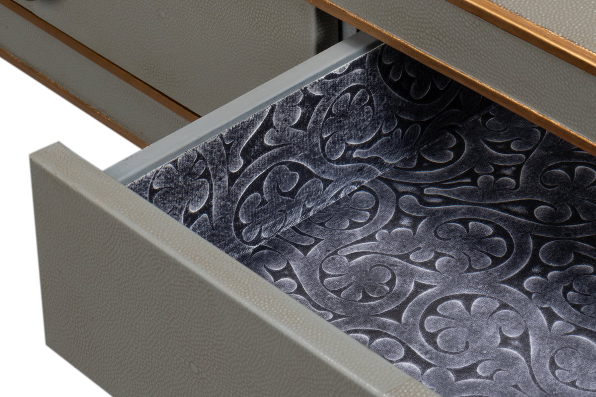 Gabriella Console  Storm Grey, by Sarreid, 1'6" length x 5'4" width x 2'9" height View 5