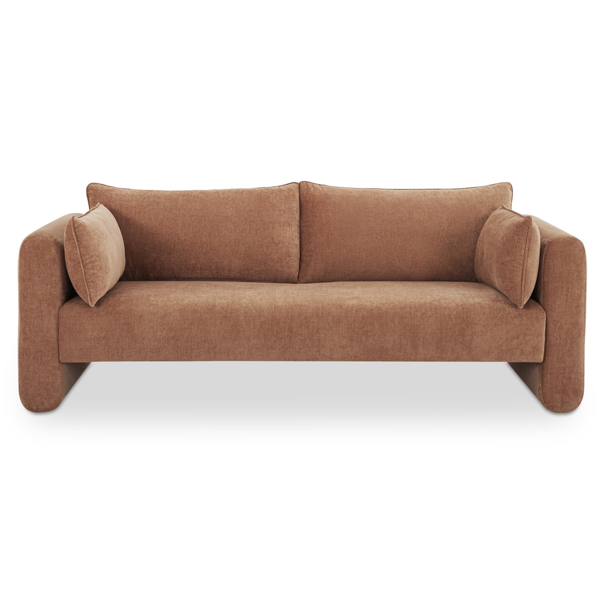 Moore Sofa Heritage Pink, Sofas & Sectional by Moe's Home, 85" width x 31.5" height x 36" depth View 1
