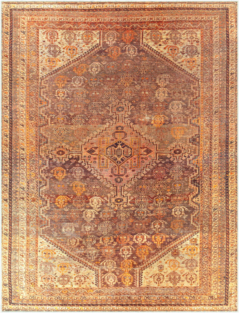 Amelie Machine Woven Rug, by Surya, 1'3.75" length x 1'3.75" width