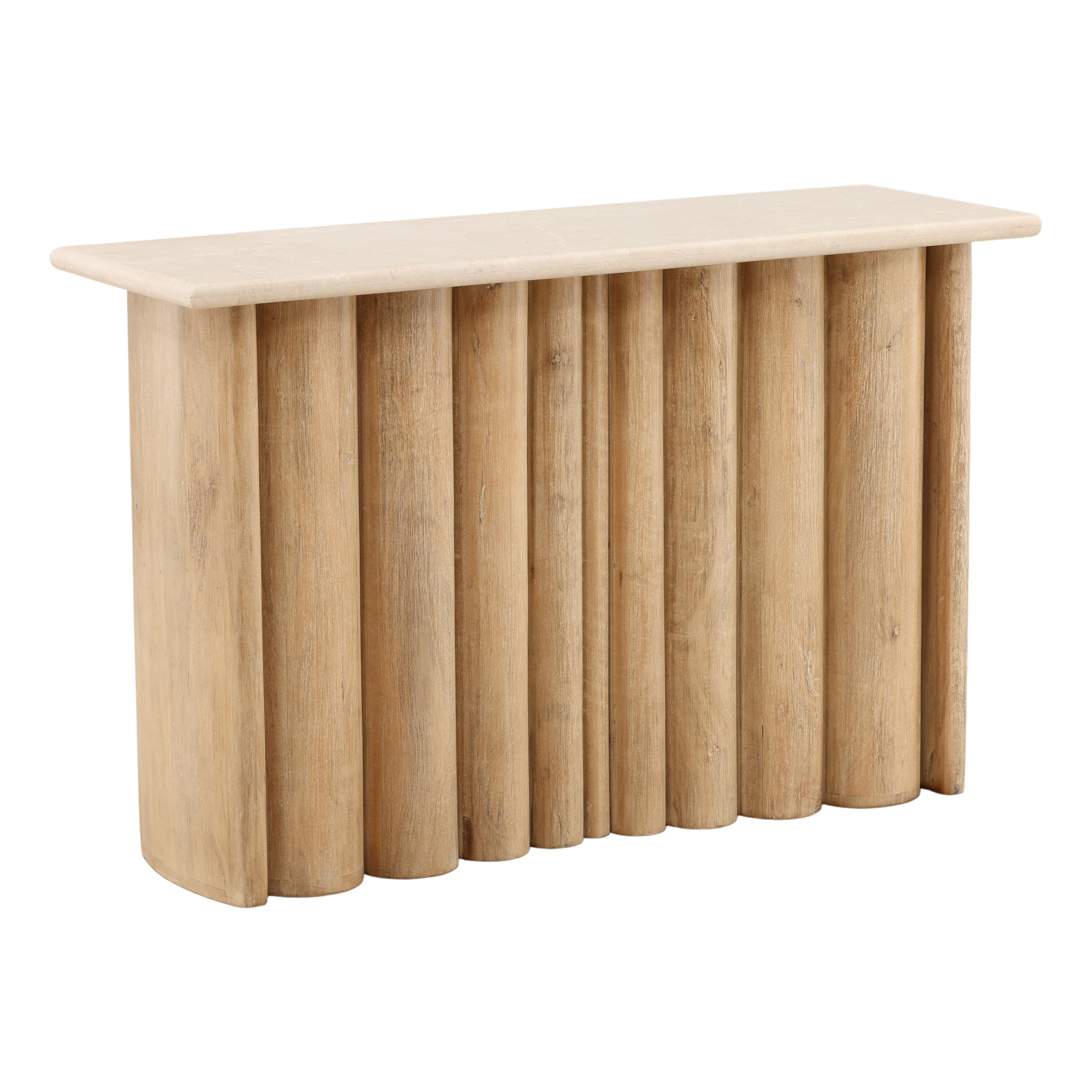 Thandi Console Table Light Natural large image 