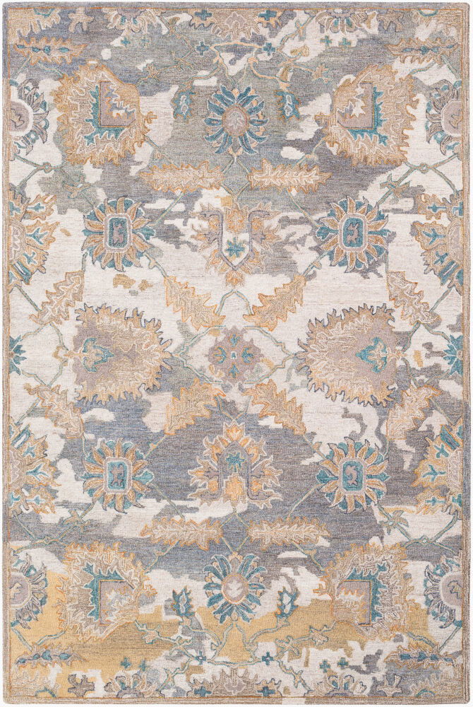 Classic Nouveau Handmade Rug, by Surya, 3' length x 2' width