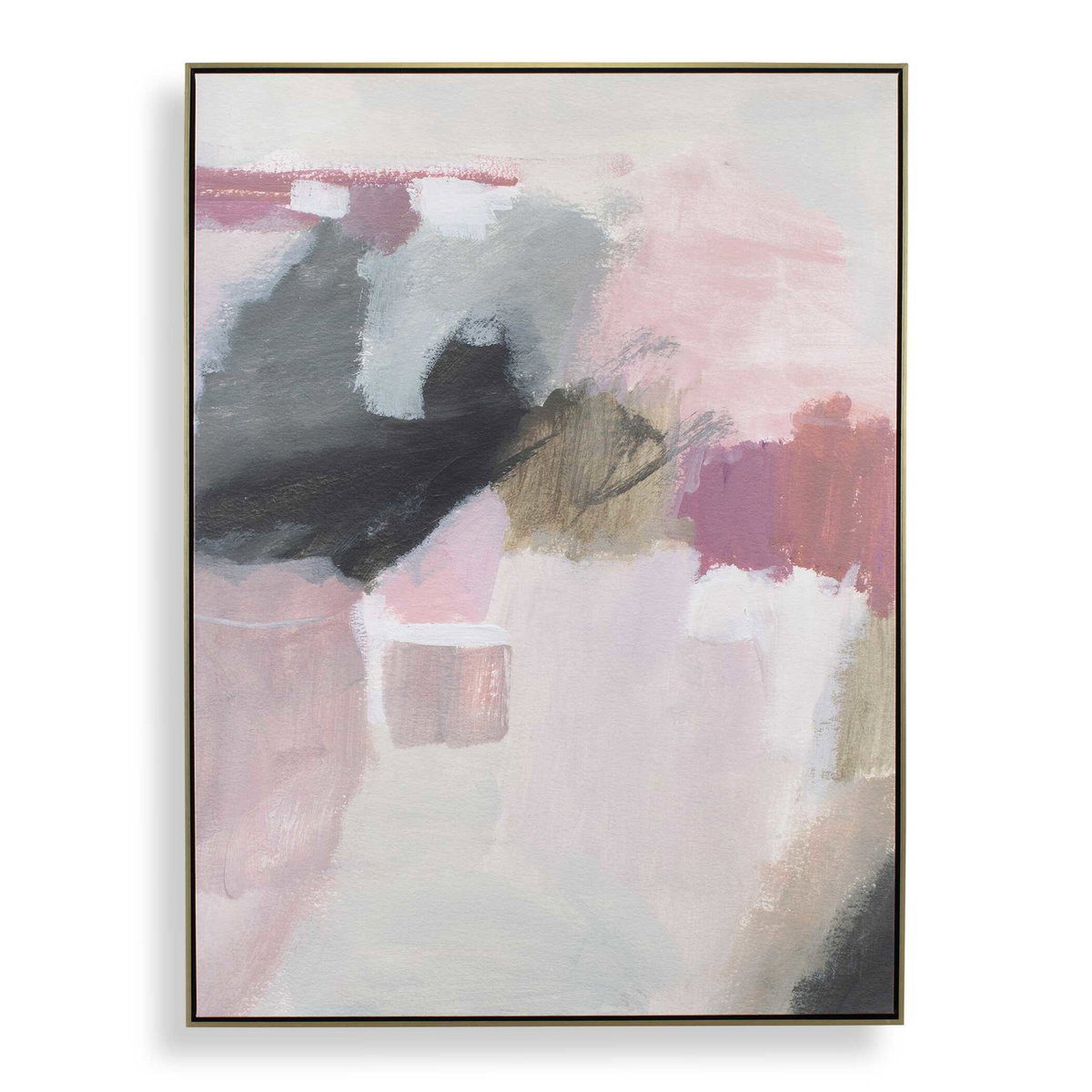 Process Framed Abstract Art, by Uttermost, 49.5" width x 65.5" height x 2" depth View 1