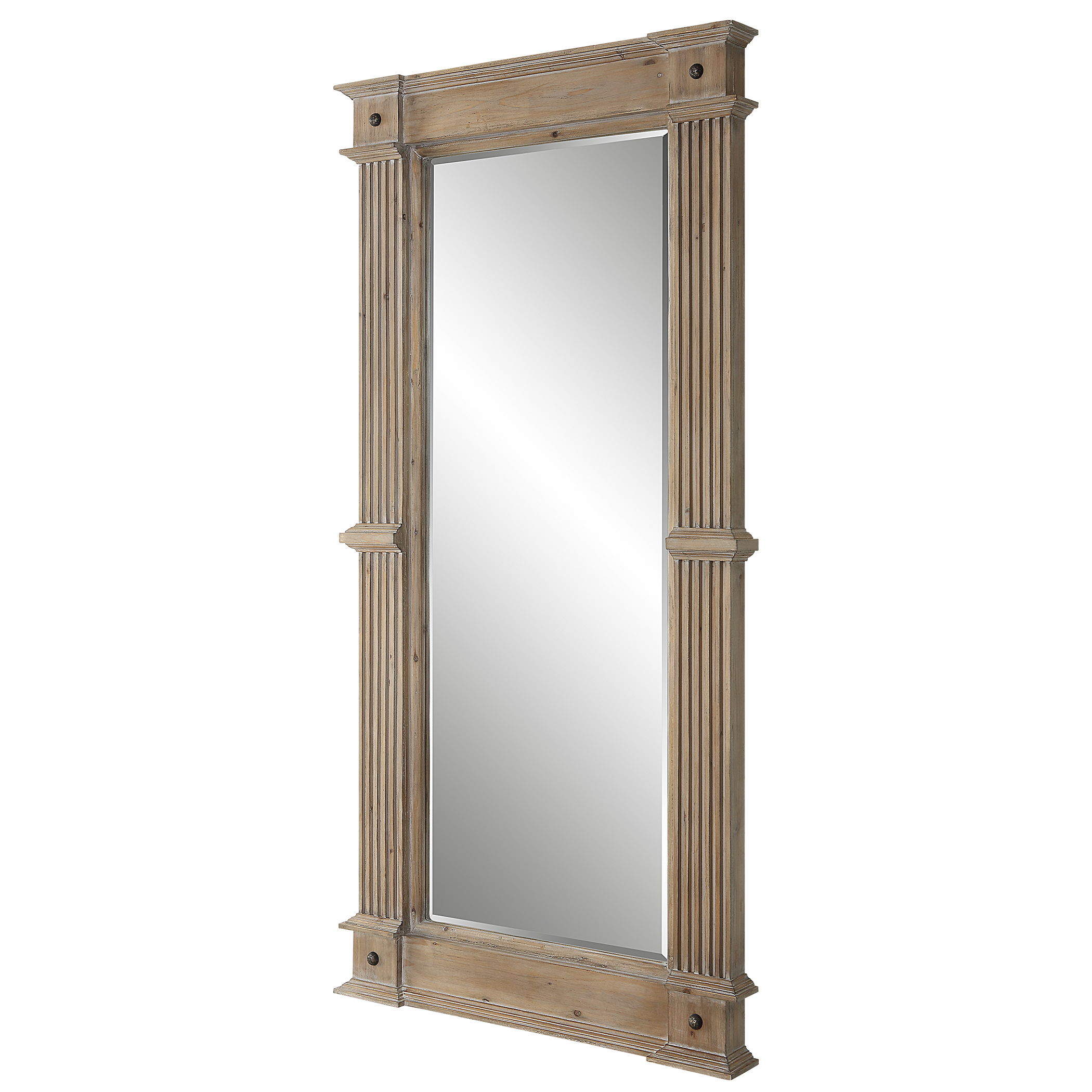 McAllister Natural Wood Oversized Mirror large image 