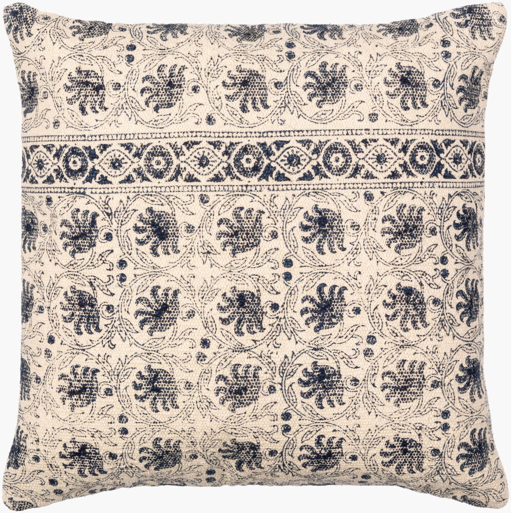 Prisha Accent Pillow Down, Decorative Pillow by Surya, 22" length x 22" width