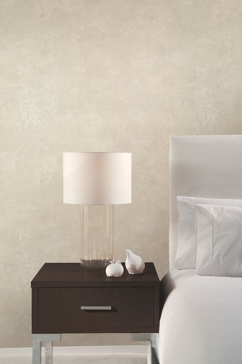 Relic Beige Metallic Wallpaper