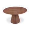 Otago Round 54in Dining Table Walnut Brown thumbnail 1